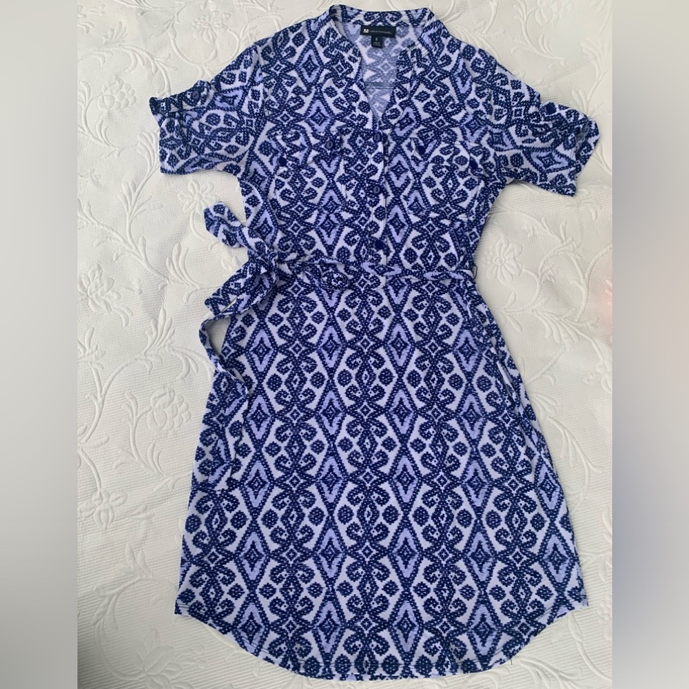 Valerie Bertinelli Wrap Dress In Blue size 6